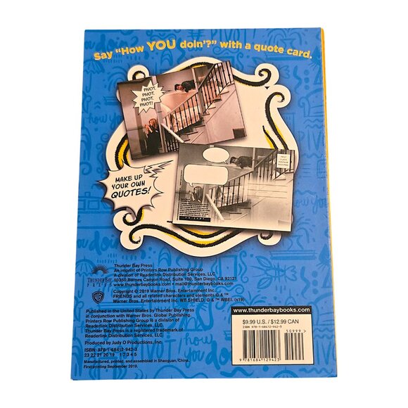 Friends TV Show Postcard Set w/ Puffy Stickers – 20 Scenes & Quotes Collectible - Picture 2 of 6